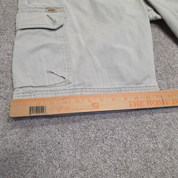 Y2K Relaxed casual Utilitarian Cargo Twill Shorts Levi Strauss Signature sz 36 - Picture 6 of 14